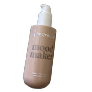 Playground Mood Maker Intimate Body & Massage Oil 4 Oz Vanilla Floral